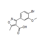 3-(4-Bromo-3-methoxyphenyl)-5-methylisoxazole-4-carboxylic Acid