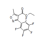Ethyl 5-Methyl-3-(perfluorophenyl)isoxazole-4-carboxylate