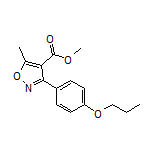 Methyl 5-Methyl-3-(4-propoxyphenyl)isoxazole-4-carboxylate