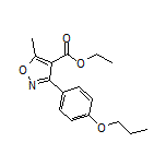 Ethyl 5-Methyl-3-(4-propoxyphenyl)isoxazole-4-carboxylate