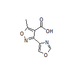 5-Methyl-3-(4-oxazolyl)isoxazole-4-carboxylic Acid