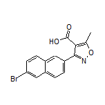 3-(6-Bromo-2-naphthyl)-5-methylisoxazole-4-carboxylic Acid