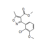 Methyl 3-(2-Chloro-3-methoxyphenyl)-5-methylisoxazole-4-carboxylate