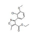Ethyl 3-(2-Chloro-3-methoxyphenyl)-5-methylisoxazole-4-carboxylate