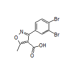 3-(3,4-Dibromophenyl)-5-methylisoxazole-4-carboxylic Acid