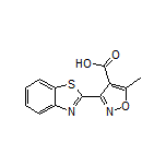3-(2-Benzothiazolyl)-5-methylisoxazole-4-carboxylic Acid