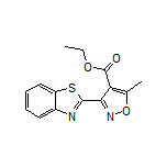 Ethyl 3-(2-Benzothiazolyl)-5-methylisoxazole-4-carboxylate