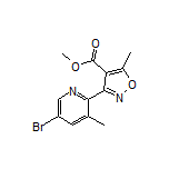 Methyl 3-(5-Bromo-3-methyl-2-pyridyl)-5-methylisoxazole-4-carboxylate