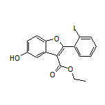 Ethyl 5-Hydroxy-2-(2-iodophenyl)benzofuran-3-carboxylate