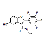 Ethyl 5-Hydroxy-2-(2,3,4,5-tetrafluorophenyl)benzofuran-3-carboxylate