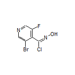 3-Bromo-5-fluoro-N-hydroxypyridine-4-carbimidoyl Chloride