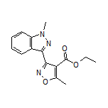 Ethyl 5-Methyl-3-(1-methyl-3-indazolyl)isoxazole-4-carboxylate