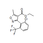Ethyl 3-[2-Chloro-6-(trifluoromethyl)phenyl]-5-methylisoxazole-4-carboxylate