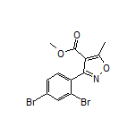 Methyl 3-(2,4-Dibromophenyl)-5-methylisoxazole-4-carboxylate