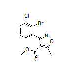 Methyl 3-(2-Bromo-3-chlorophenyl)-5-methylisoxazole-4-carboxylate