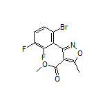 Methyl 3-(6-Bromo-2,3-difluorophenyl)-5-methylisoxazole-4-carboxylate