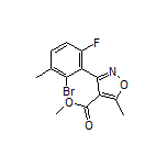 Methyl 3-(2-Bromo-6-fluoro-3-methylphenyl)-5-methylisoxazole-4-carboxylate