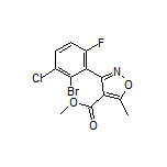 Methyl 3-(2-Bromo-3-chloro-6-fluorophenyl)-5-methylisoxazole-4-carboxylate