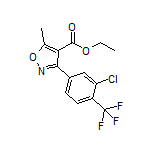 Ethyl 3-[3-Chloro-4-(trifluoromethyl)phenyl]-5-methylisoxazole-4-carboxylate