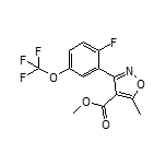 Methyl 3-[2-Fluoro-5-(trifluoromethoxy)phenyl]-5-methylisoxazole-4-carboxylate