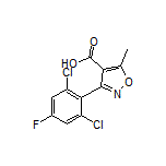 3-(2,6-Dichloro-4-fluorophenyl)-5-methylisoxazole-4-carboxylic Acid