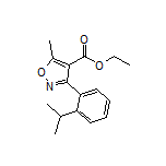 Ethyl 3-(2-Isopropylphenyl)-5-methylisoxazole-4-carboxylate