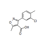 3-(3-Chloro-4-methylphenyl)-5-methylisoxazole-4-carboxylic Acid