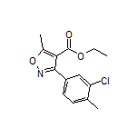 Ethyl 3-(3-Chloro-4-methylphenyl)-5-methylisoxazole-4-carboxylate