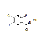 4-Chloro-2,5-difluoro-N-hydroxybenzimidoyl Chloride