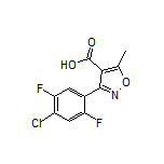 3-(4-Chloro-2,5-difluorophenyl)-5-methylisoxazole-4-carboxylic Acid