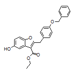 Ethyl 2-[4-(Benzyloxy)benzyl]-5-hydroxybenzofuran-3-carboxylate