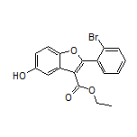 Ethyl 2-(2-Bromophenyl)-5-hydroxybenzofuran-3-carboxylate