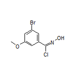 3-Bromo-N-hydroxy-5-methoxybenzimidoyl Chloride