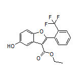 Ethyl 5-Hydroxy-2-[2-(trifluoromethyl)phenyl]benzofuran-3-carboxylate