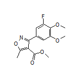 Methyl 3-(3-Fluoro-4,5-dimethoxyphenyl)-5-methylisoxazole-4-carboxylate