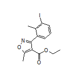 Ethyl 3-(3-Iodo-2-methylphenyl)-5-methylisoxazole-4-carboxylate