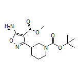 Methyl 5-Amino-3-(1-Boc-3-piperidyl)isoxazole-4-carboxylate