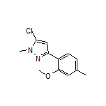 5-Chloro-3-(2-methoxy-4-methylphenyl)-1-methyl-1H-pyrazole