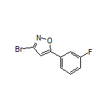 3-Bromo-5-(3-fluorophenyl)isoxazole