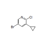 5-Bromo-2-chloro-3-cyclopropylpyridine