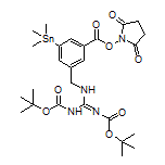 2,5-Dioxo-1-pyrrolidinyl 3-[(2,3-Di-Boc-guanidino)methyl]-5-(trimethylstannyl)benzoate