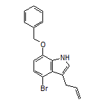 3-Allyl-7-(benzyloxy)-4-bromo-1H-indole