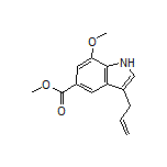 Methyl 3-Allyl-7-methoxy-1H-indole-5-carboxylate