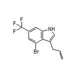 3-Allyl-4-bromo-6-(trifluoromethyl)-1H-indole