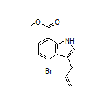 Methyl 3-Allyl-4-bromo-1H-indole-7-carboxylate