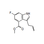 Methyl 3-Allyl-6-fluoro-1H-indole-4-carboxylate