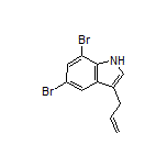 3-Allyl-5,7-dibromo-1H-indole