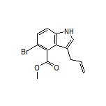 Methyl 3-Allyl-5-bromo-1H-indole-4-carboxylate