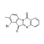 7-Bromo-8-methylindolo[2,1-b]quinazoline-6,12-dione