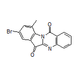8-Bromo-10-methylindolo[2,1-b]quinazoline-6,12-dione